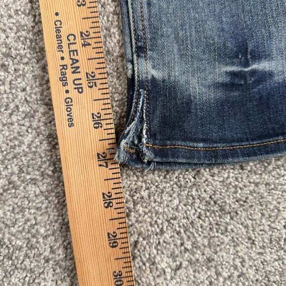 Rag & Bone Newquay The Crop Jeans Womens Split Hem Skinny Size 28 (30x27) - Picture 10 of 10